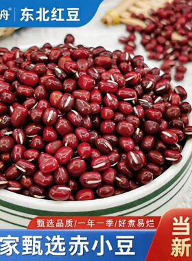 东北红小豆25年农家新货5斤大粒沙红豆粥五谷杂粮豆类杂豆打豆浆