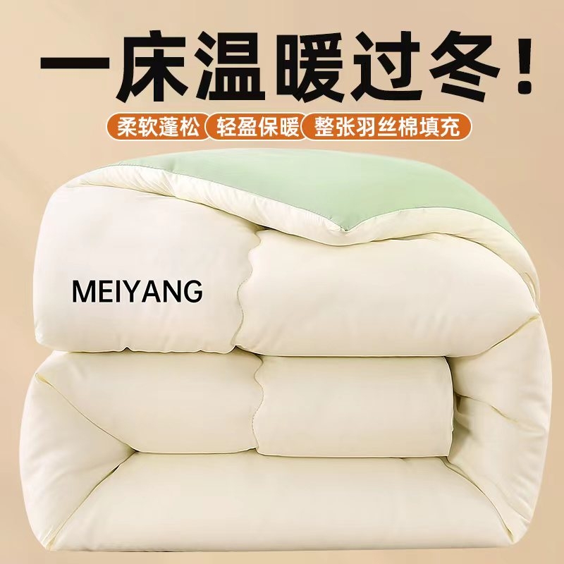 被子冬被2025新春秋学生单人宿舍针织纯被褥四季通用加厚被芯丝棉