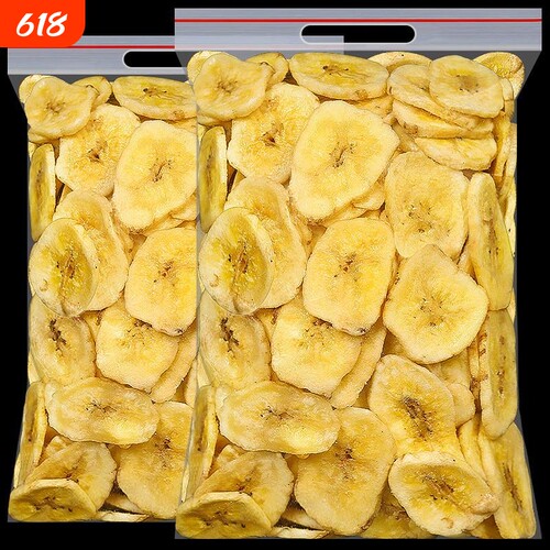 香蕉片干500g散装原味水果干脆片非菲律宾特产休闲零食品小吃