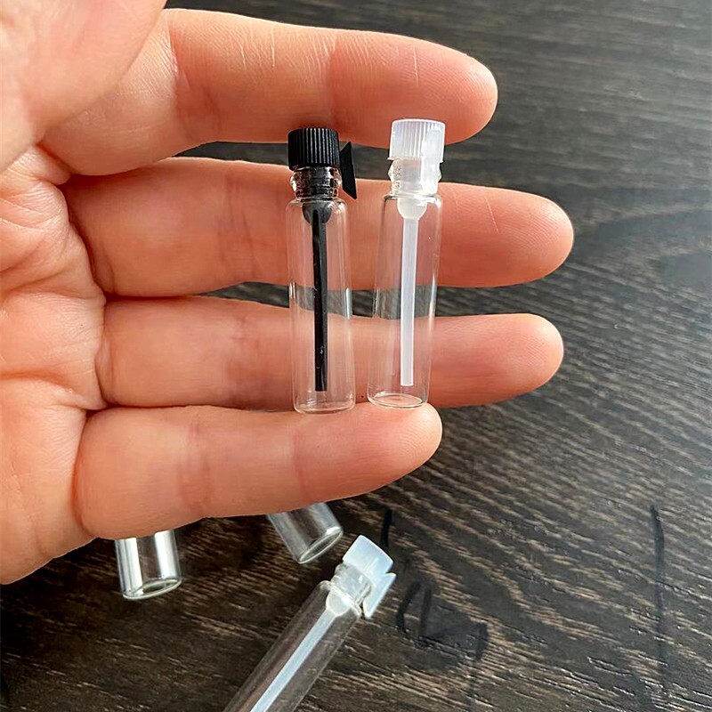 现货1ml 2ml 3ml玻璃分装瓶空瓶试管小样瓶分装香水精油瓶空瓶子