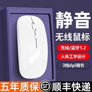 无线鼠标蓝牙办公静音可充电池款 双模无声便携适用戴尔笔记本电脑