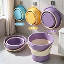 便携式 可折叠水桶车载加厚户外小洗车桶车用钓鱼桶旅行家用塑料桶