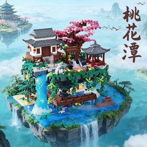 【清库存】桃花潭积木模型
