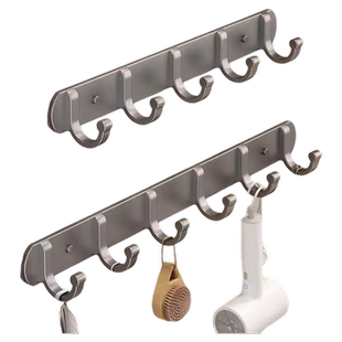 免打孔挂衣钩浴室卫生间衣帽钩排钩挂衣架强力粘钩挂钩承重厨房