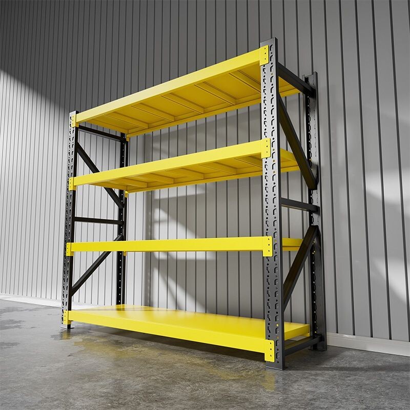 家用货架置物架多层落地仓库阳台储物架杂物间商用超市钢制收纳架