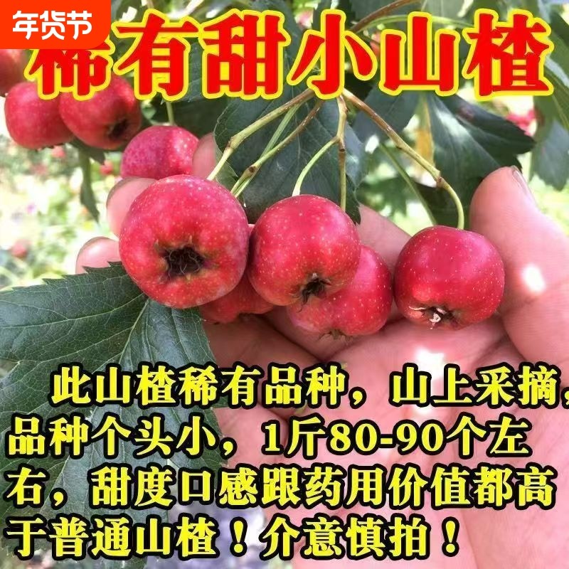 2025现摘现发新鲜山楂果红果山里红酸甜开胃小甜山楂自然成熟甜口,水产肉类/新鲜蔬果/熟食,其它,淘宝优惠券,粉丝福利购,淘宝优惠卷