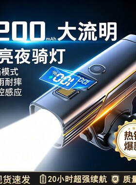夜骑强光自行车灯|超4000次加购