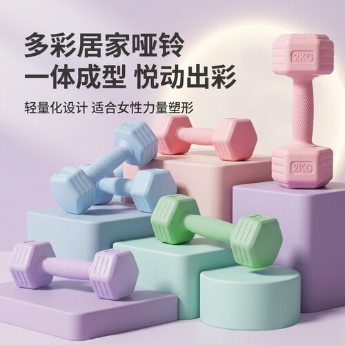 环保彩色小哑铃家用|102人收藏