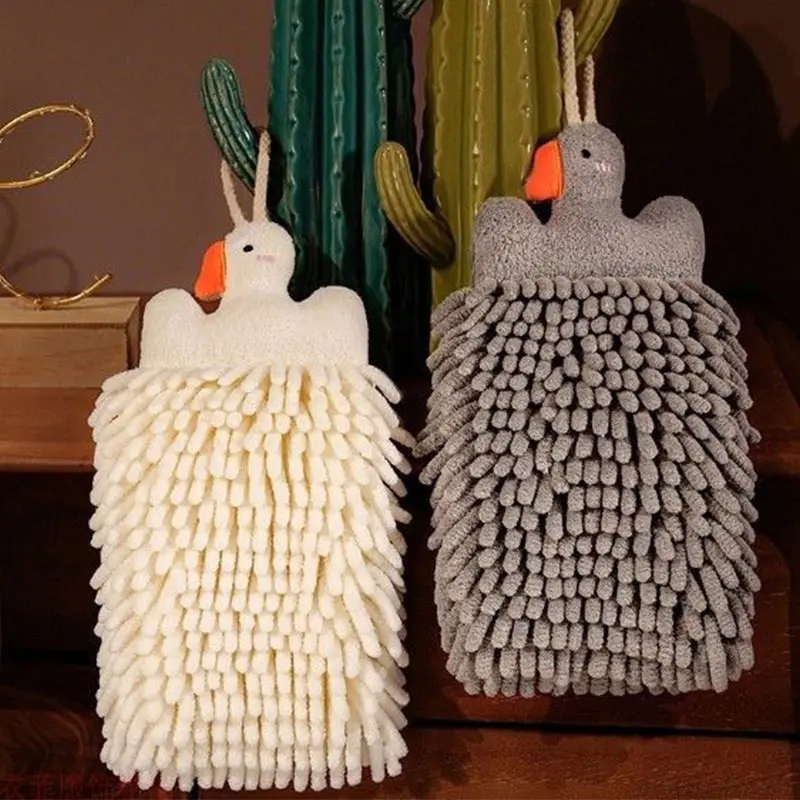 无品牌擦手球挂式吸水加厚擦手巾抹手毛巾可爱厨房