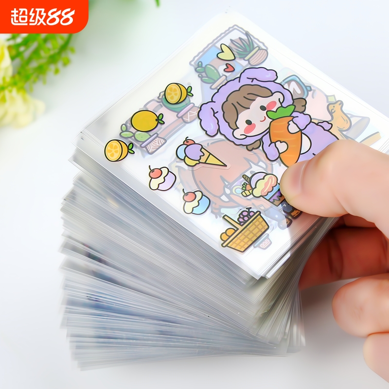 1000张贴纸可爱贴画送收纳盒