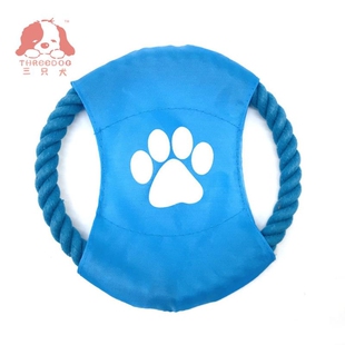 狗狗磨牙玩具耐咬结绳比熊毛绒玩具自嗨解闷互动布绒发声玩具套装