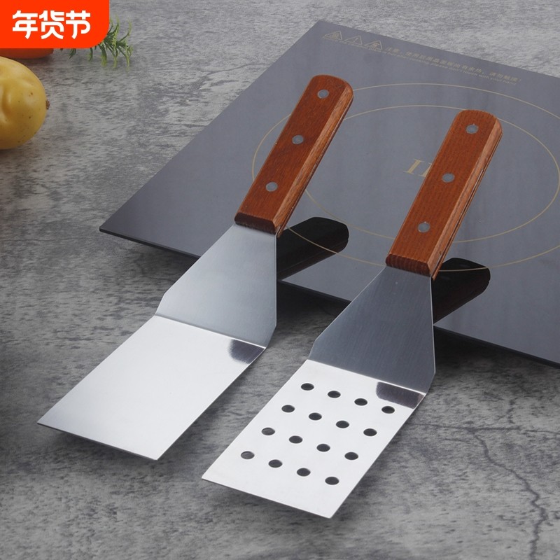 摆摊铁板烧铲子不锈钢煎铲商用油灰刀手抓饼工具扒铲料理铲炒冰铲,厨房/烹饪用具,煎铲,淘宝优惠券,粉丝福利购,淘宝优惠卷