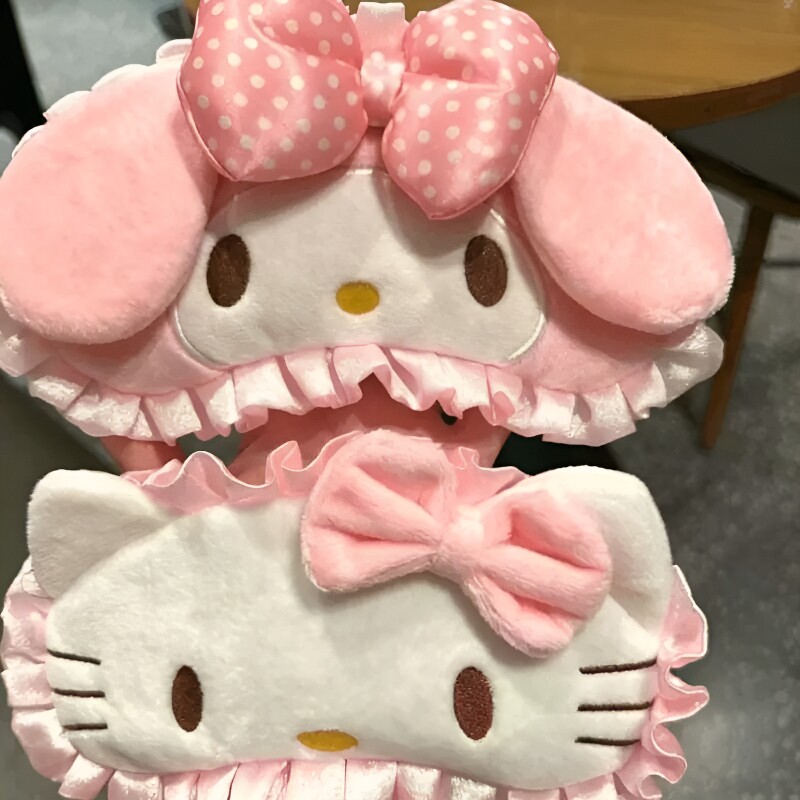 HelloKitty眼罩遮光睡眠可爱凯蒂猫调节美乐蒂粉卡通护眼花边冰袋