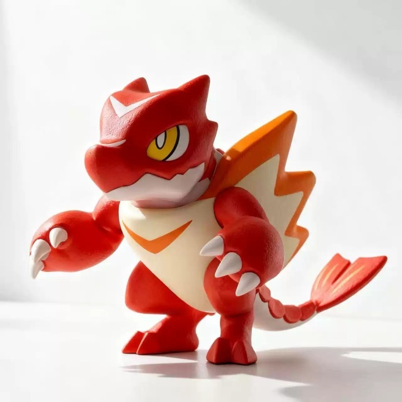 限量玩具蛋仔艾比手办公仔周边暴龙虾饺立体手工手绘摆件