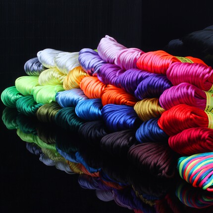diy手工材料五彩绳5号中国结编织绳手链挂绳端午绳7号线手绳耐磨