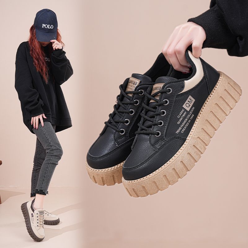 爆款老爹鞋女2025春秋新款韩版潮流百搭运动休闲鞋厚底增高学生鞋