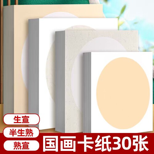 宣纸卡纸安徽生宣国画书法