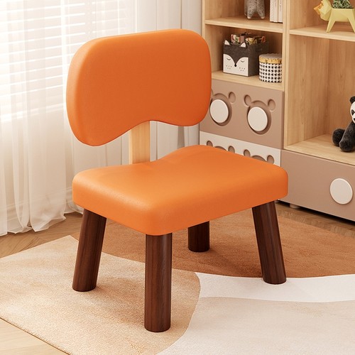 小凳子家用矮凳中古风软包靠背椅