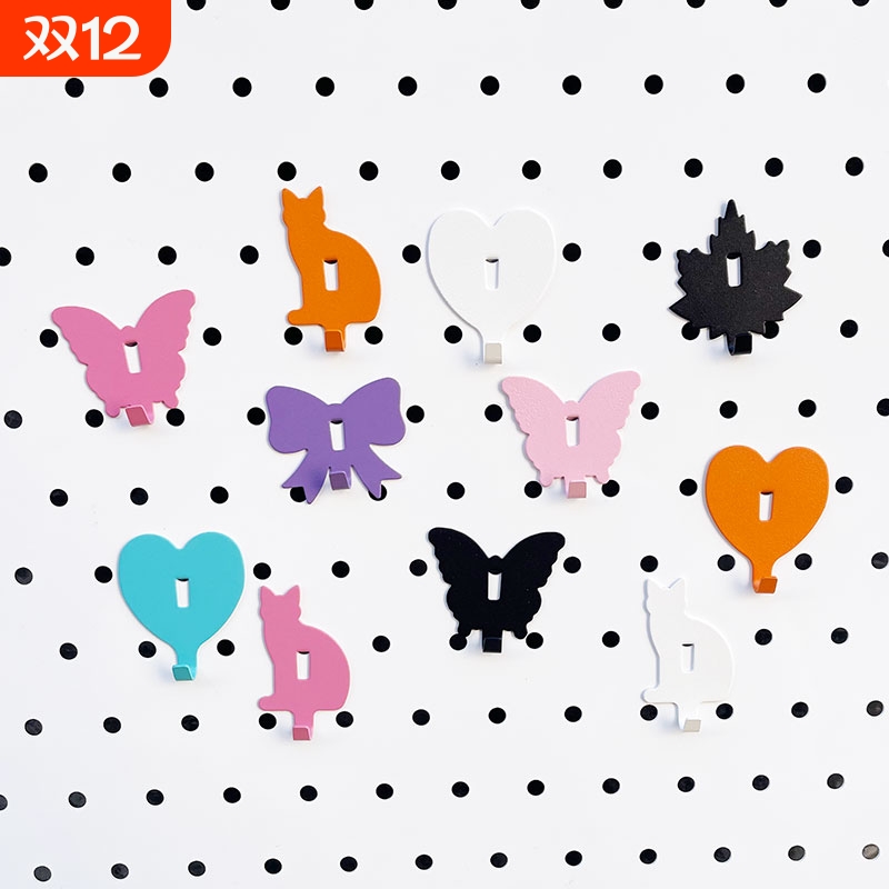 金属洞洞板挂钩免打孔安装