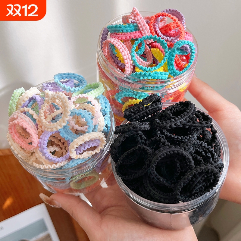 儿童发圈彩色双裙边|千人加购