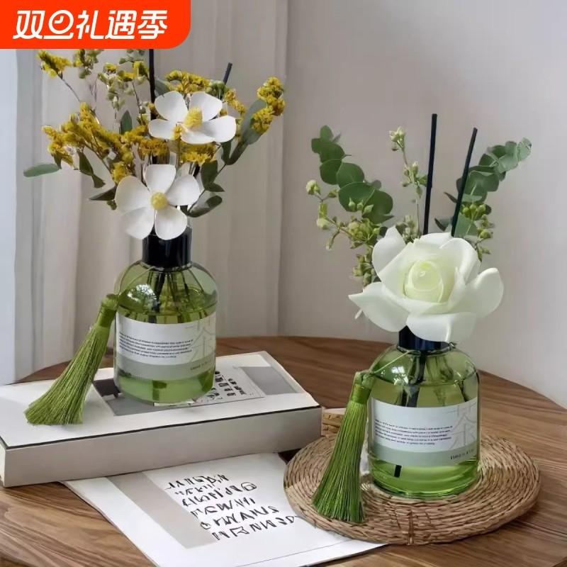 茉莉花茶香香薰家用卧室内持久房间精油熏香厕所卫生间栀子花香氛