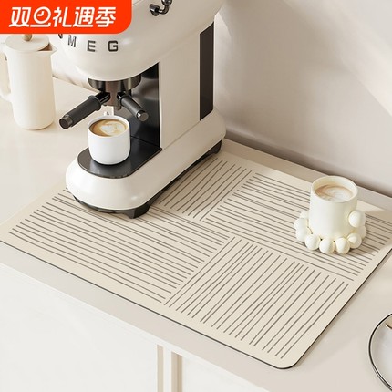 纳帕皮乳胶垫吸水沥水垫厨房台面加厚桌面4.5mm防滑防烫耐高温