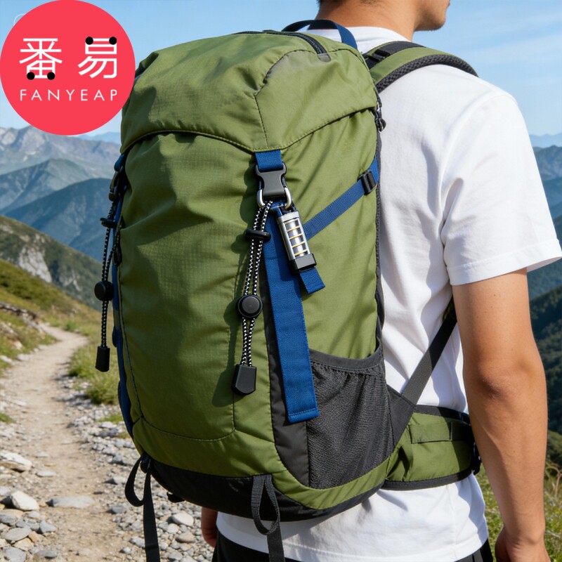 弹力绳固定扣A1pl200-户外登山杖弹力绳登山包固定扣可调节绑