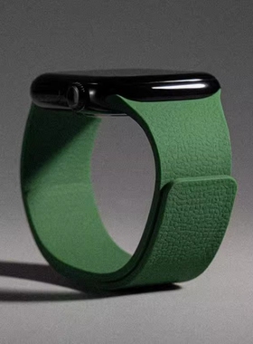 适用苹果S10手表iwatch11表带applewatch9磁吸S11硅胶S9新款Ultra男SE运动8创意3女7腕带6高级ultra2春夏