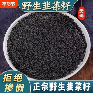 野生韭菜籽中药材官方旗舰店药用熟韭菜子食用韭菜籽男性泡酒泡茶