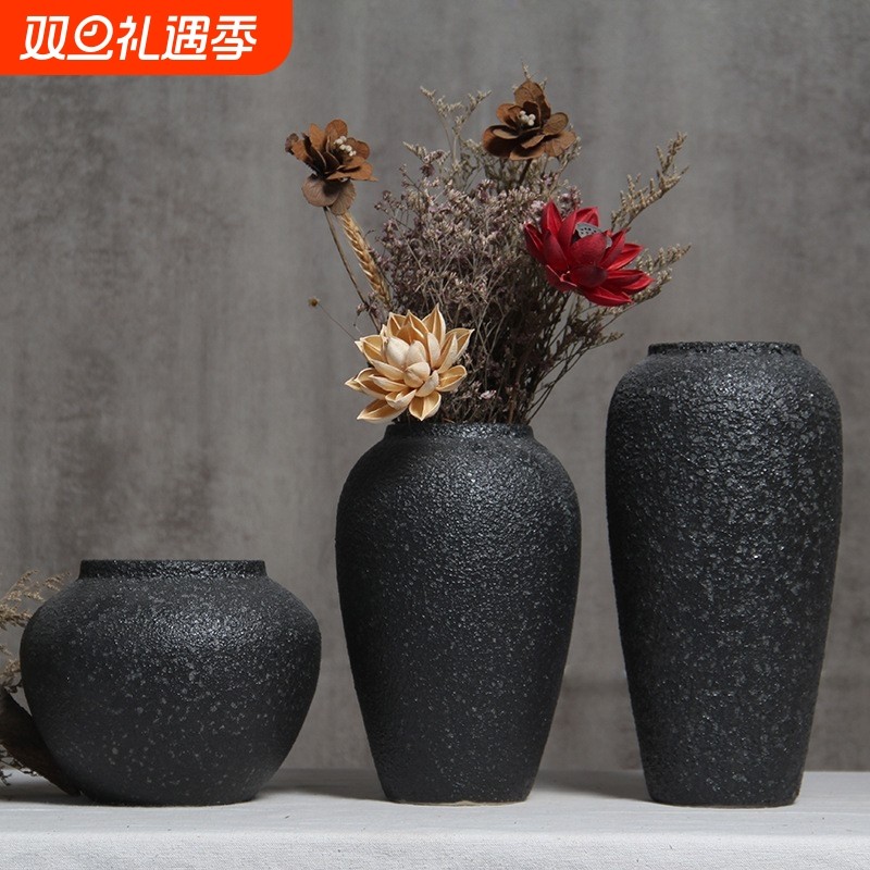 景德镇现代新中式陶瓷花瓶摆件客厅电视柜玄关摆设创意软装饰品