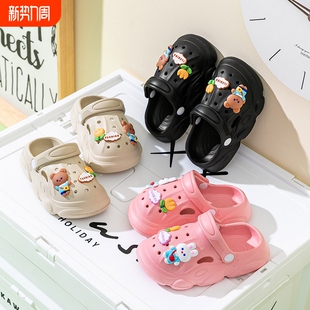 男女童宝宝室内防滑小孩凉拖亲子洞洞鞋 2025新款 轻便 夏季 儿童拖鞋