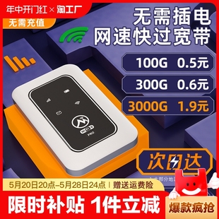 2024新款 路由器宽带免插卡5 5g随身wifi移动无线wifi6纯流量上网卡托4Gwilf无线网络流量便携式 小扬哥推荐