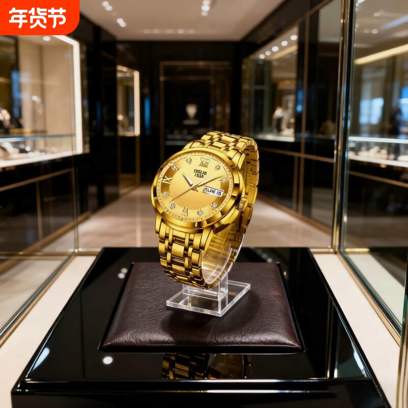 品牌正品手表男概念男士非机械表男款高级感学生运动男表潮腕表男