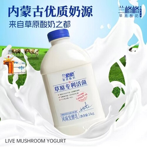 兰格格草原专利活菌酸奶1kg