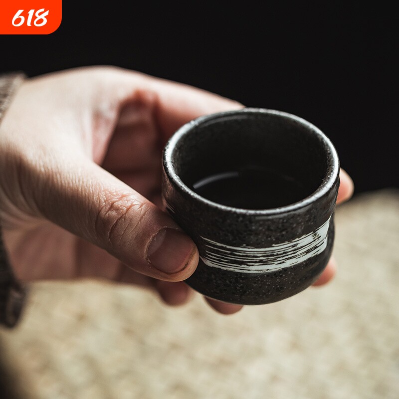 酒具酒壶酒杯单杯单个装个人专用复古日式清酒烈酒杯高档高级感