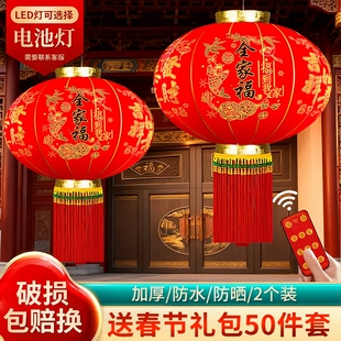 2026新款灯笼过年大门口宫灯阳台挂饰新年户外装饰吊灯氛围电池