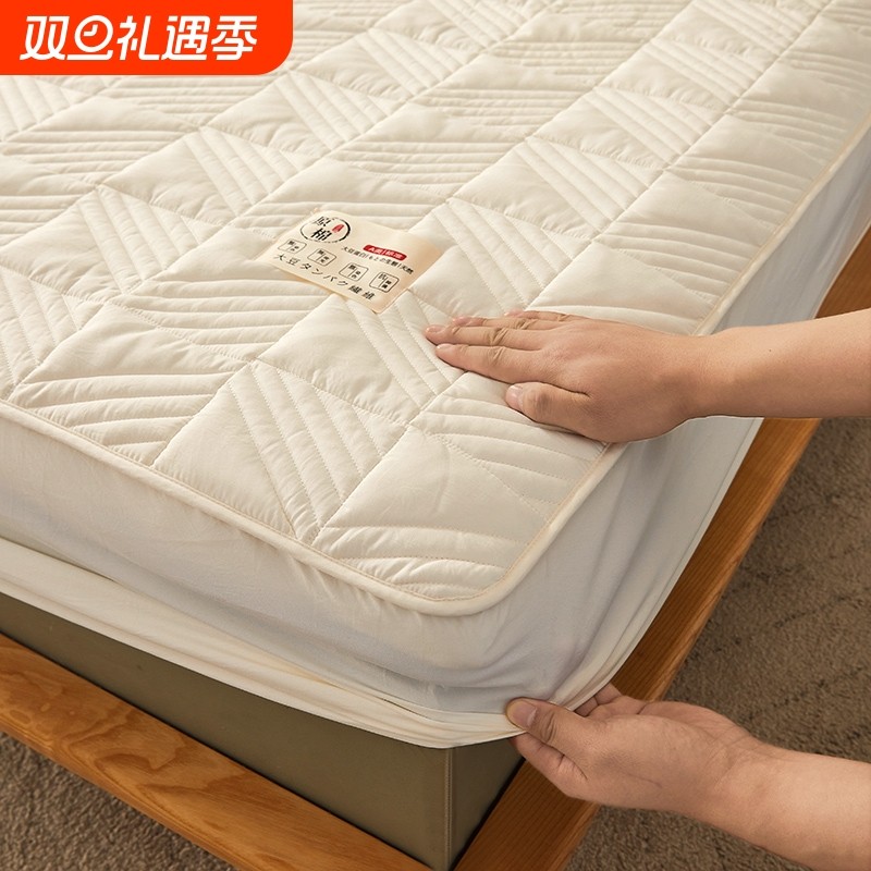 A类夹棉加厚床笠2023新款单件全包床罩床垫保护罩防尘防滑床单套