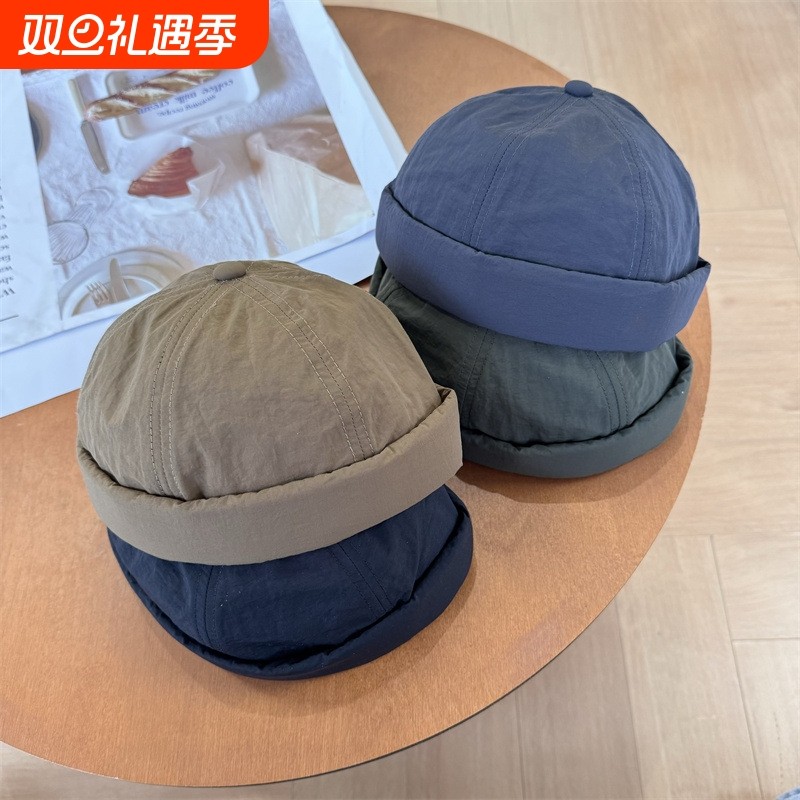 夏季雅痞复古街头速干薄款嘻哈地主帽女日系简约时尚店铺装饰逼真