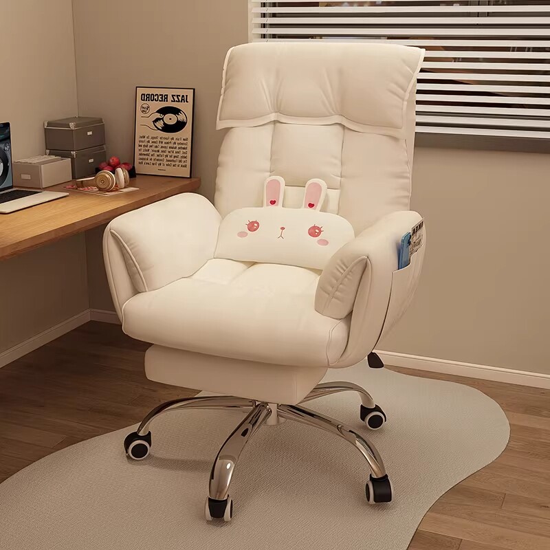 电脑椅子家用办公靠背懒人沙发椅卧室可躺人体工学座椅舒适电竞椅