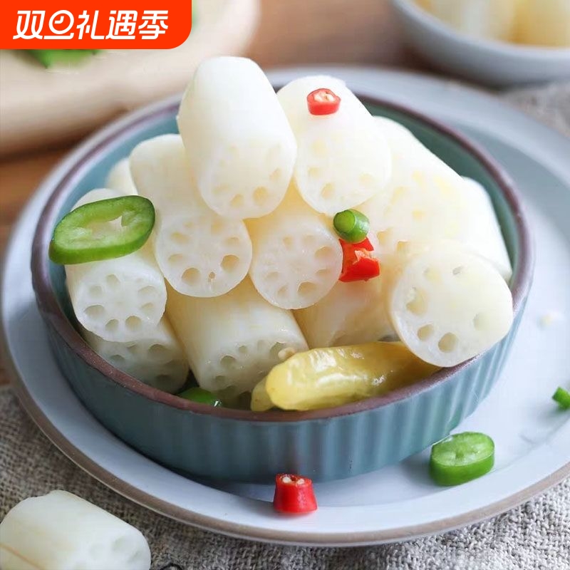 泡藕带湖北特产酸辣开胃开袋即食