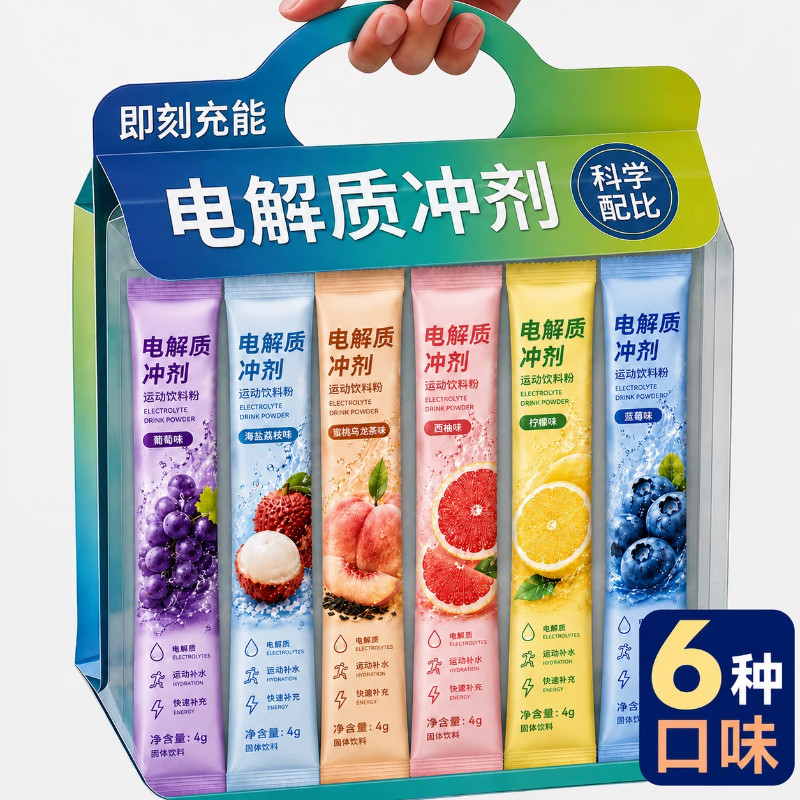 农科院电解质粉冲剂运动饮料0葡萄糖补水专用品牛磺酸冲泡固体