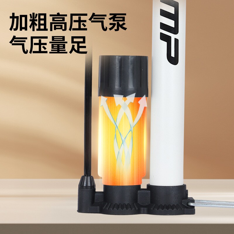 新款高压打气筒自行车电动车打气筒摩托车汽车篮球通用充气泵