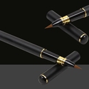 钢笔式 软毛笔可加墨便携狼毫书法秀丽笔小楷软毛可加墨 毛笔小楷软头笔小字书法笔金属钢笔式