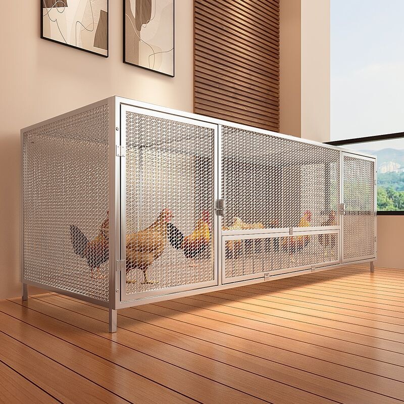 鸡笼子家用室外特大号防黄鼠狼防雨农村自动清粪养殖笼大空间方便