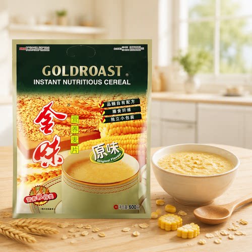 金味原味营养麦片600g独立小包装