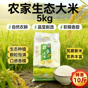 贵州梯田长粒籼米农家新大米贡米长粒香10斤一年一季生态种植稻米