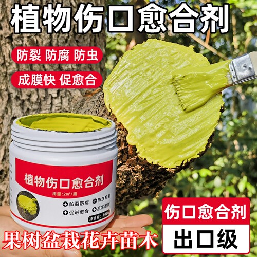 树木果树伤口愈合剂植物嫁接愈合膏树皮盆景切口专用涂膜剂修剪
