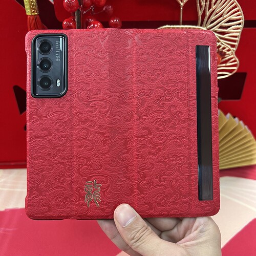 适用荣耀Magicvs2磁吸翻盖皮套