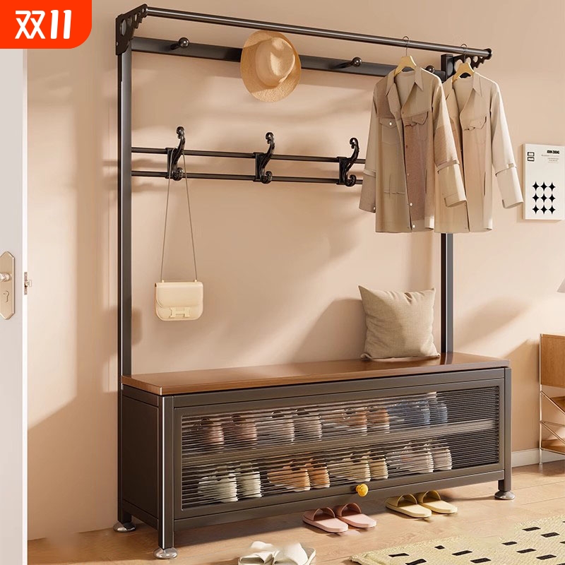 衣帽架落地卧室置物架