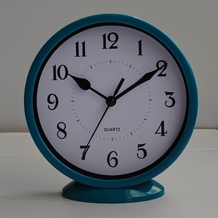 摆放静音时钟 时钟书房宿舍床头表桌面台式 时钟立式 钟表桌面摆放式